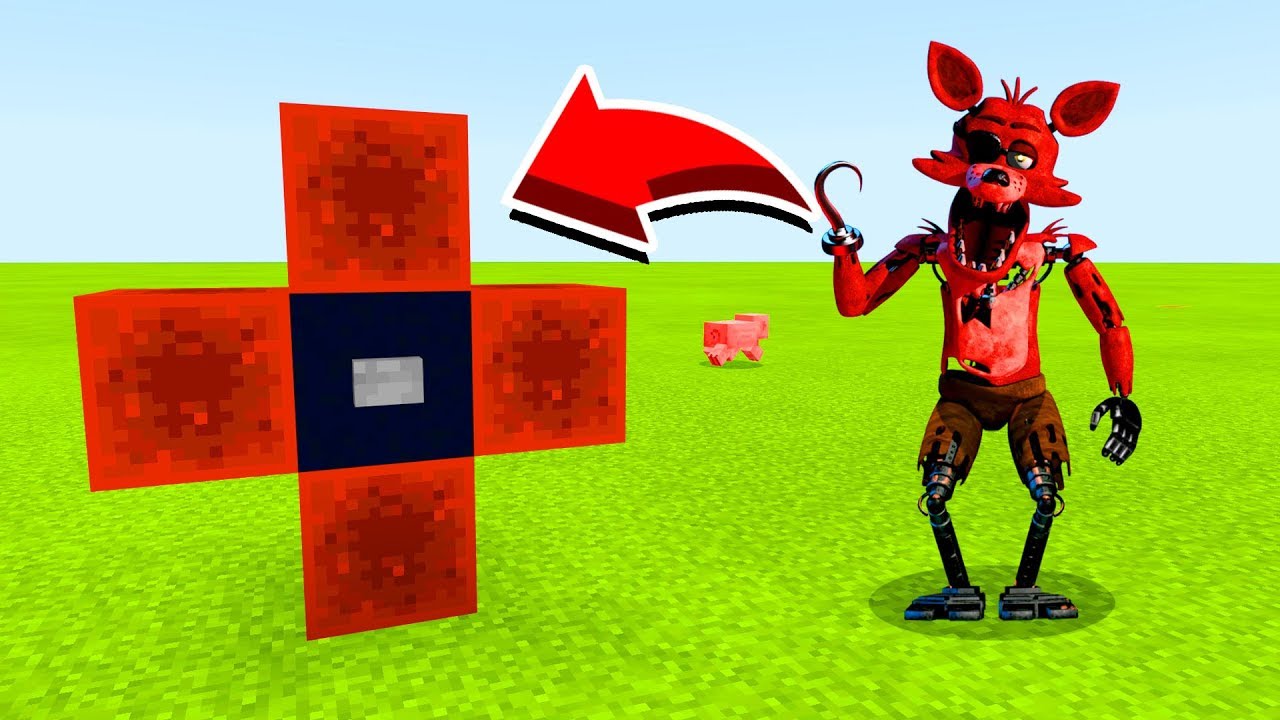How To Spawn FNAF FOXY in Minecaft Pocket Edition/MCPE YouTube