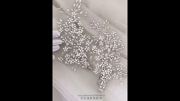 BJ369 : 6 styles of Bridal hair Jewelry