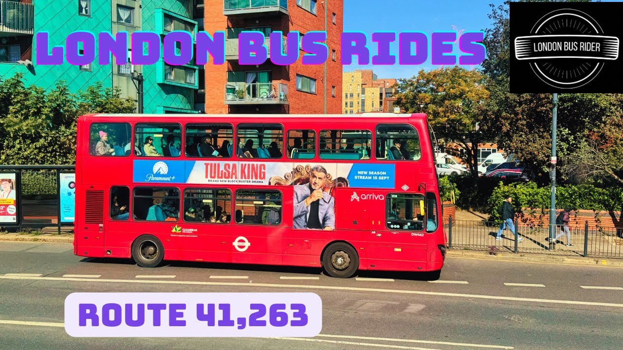 London Bus Ride Vlog: Exploring Route 41 & 263 on a Beautiful Day 🌞📍 ...