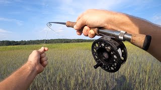 Charleston Flood Tide Fly Fishing for Redfish -- Marsh Walking