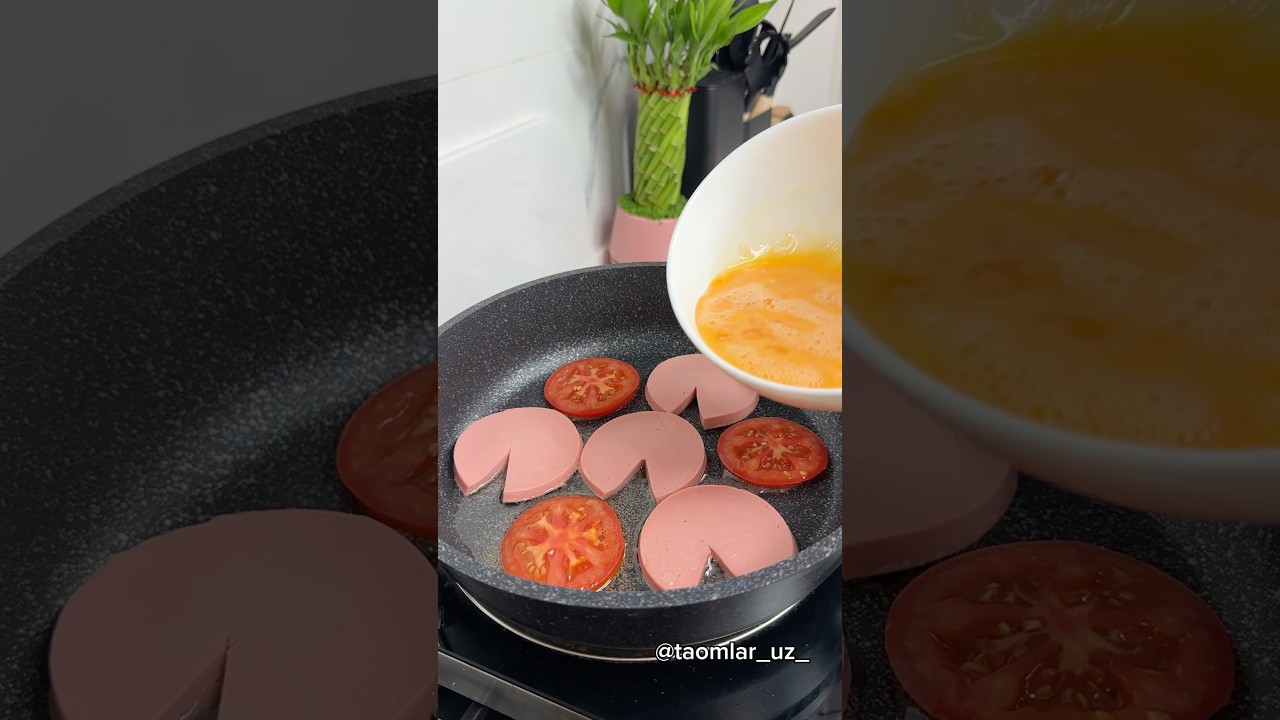 15 minutda tayyor bo’ladigan mazali nonushta 😋