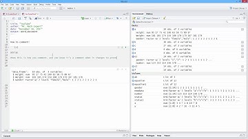 How to Comment in R. [HD]