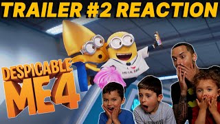 DESPICABLE ME 4 (2024) TRAILER 2 REACTION | Steve Carell Kristen Wiig Will Ferrell  | The Venturas