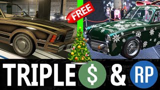 GTA 5 - CHRISTMAS Event Week - TRIPLE MONEY - Snow, New Car & Events, Vehicle Discounts & More!