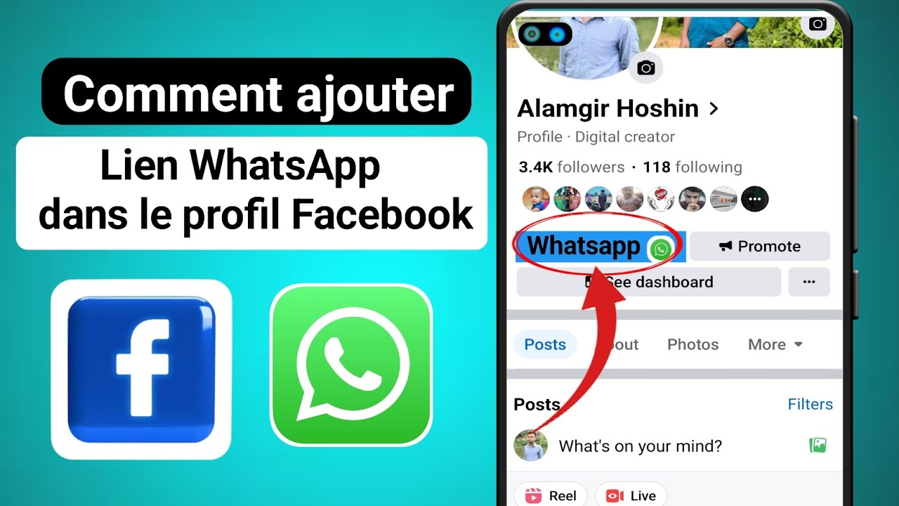Comment ajouter un lien WhatsApp dans le profil Facebook (Nouveau) Comment ajouter WhatsApp