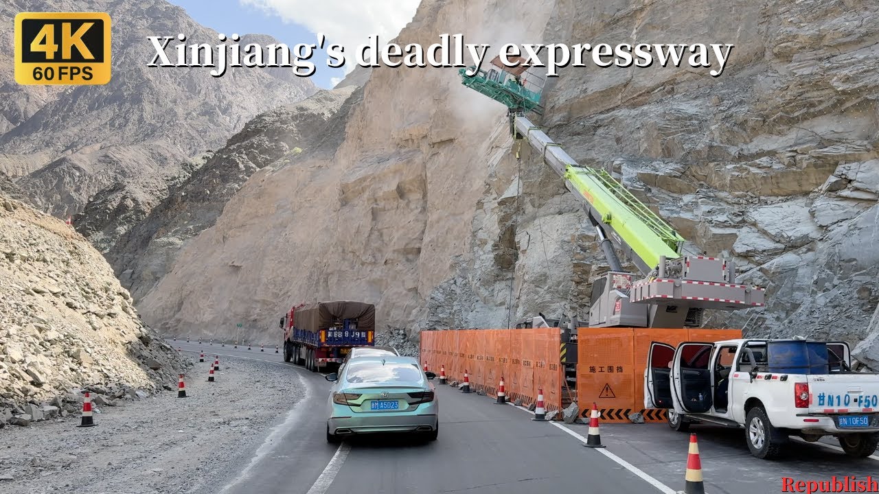 Более 240 поворотов, перепад высот 1700 м: самая опасная скоростная автомагистраль Синьцзяна