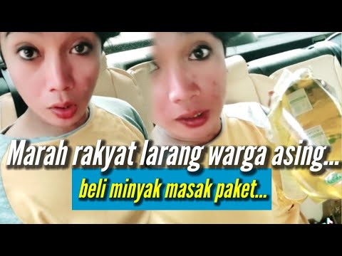 Lelaki Lembut Bekap Kuat Warga Asing Kecam Rakyat Larang Warga Asing Beli Minyak Masak Paket