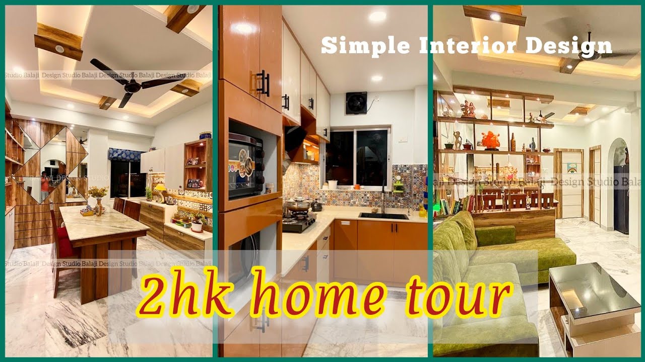 2bhk Flat Interior Design by Balaji Design Studio at Mukundapur,Kolkata ...