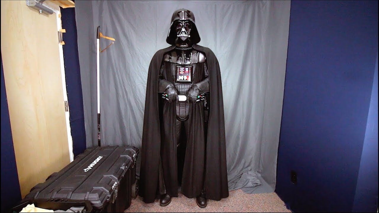 Putting On A Movie Accurate Darth Vader Suit Youtube