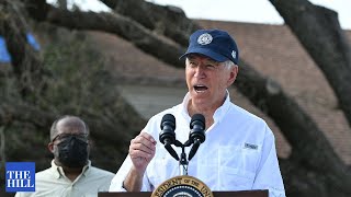 Biden BASHES insurance companies refusing to pay following Ida