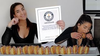 HARDEST OFFICIAL WORLD RECORD | Most doughnuts eaten in 3 minutes! | WomanVFood | Shutkeverofficial