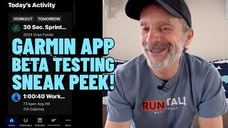 Garmin App | Beta Testing | Sneak Peek