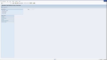 SAP Define Account Groups with Screen Layout