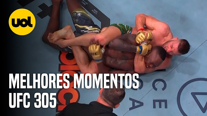 UFC 305: ASSISTA AO VÍDEO COM OS MELHORES MOMENTOS DO EVENTO QUE TEVE DU PLESSIS X ADESANYA