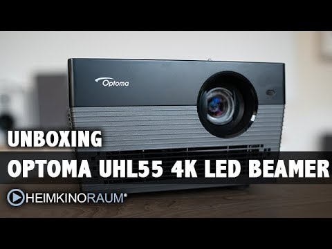 Optoma UHL55 4K 3D LED Beamer Unboxing und Test