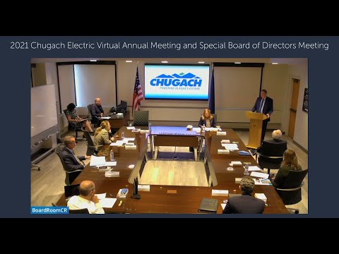 2021 Chugach Electric Virtual Annual Meeting