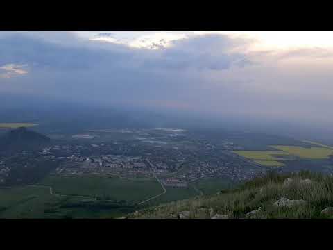 Красивый Закат над Лермонтовым с горы Бештау!