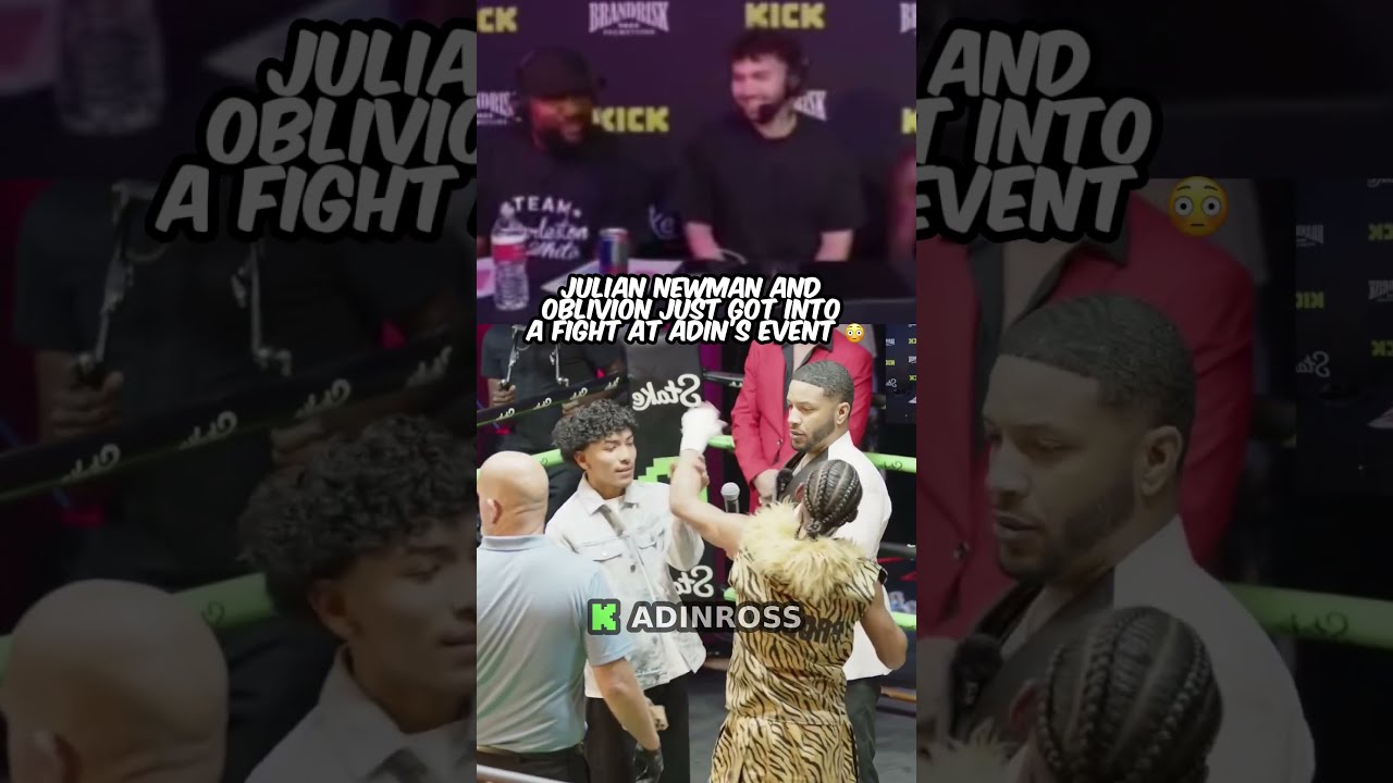Oblivion And Julian Newman Just FOUGHT Adinross Boxing Viral