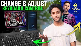 How To Setup efootball 2022 PC Control keyboard Setting | Keyboard And Gamepad Setting Adjust Pes 22 screenshot 3