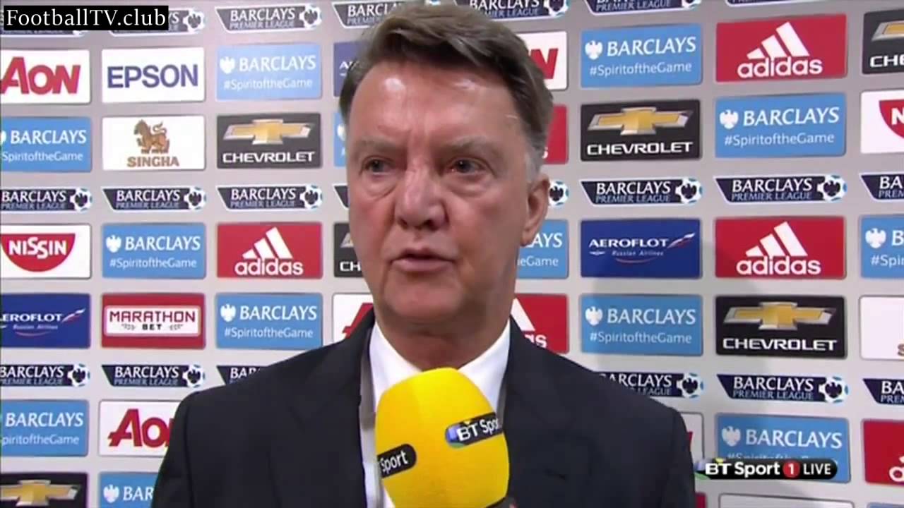 Louis van Gaal pre match interview Manchester United vs Tottenham - YouTube