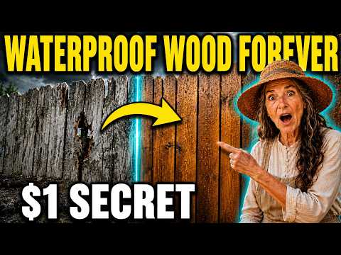 Stop Using Paint! Appalachian Farmers Protected Wood for 50 Years With This $1 Powder
