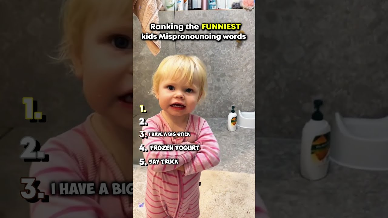 Funniest Kids Mispronouncing Words
