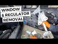 Window &amp; Window Regulator Removal | Honda S2000