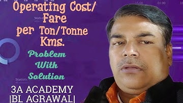 #20 Operating costing - Service costing (Lorry) - problem with solution (BL AGRAWAL) For - B. Com.