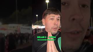 MILAN-PISA 2-2 | OCCASIONE SPRECATA PER I ROSSONERI? #shorts