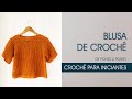 Blusa de croch  oficina de ponto a ponto