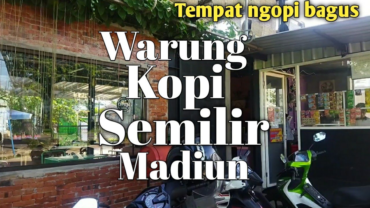 CAFE VLOG | Menikmati Kopi Hitam Di Warung Semilir Madiun. Bagus Gaess.