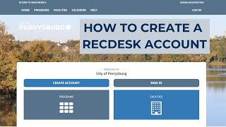 How to Create RecDesk Account