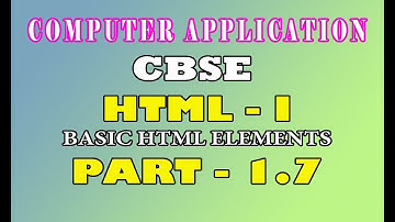 LOGICAL AND PHYSICAL TEXT STYLES, COMMENTS, SPECIAL CHARACTERS IN HTML | HTML FOR CLASS 10 | CBSE