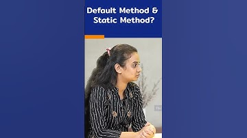 Java Interview Question | Default Method & Abstract Method | #shorts #kiransir