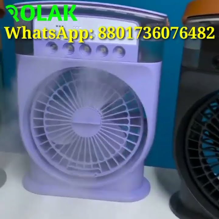 disnie-rechargeable-air-cooler-fan-youtube