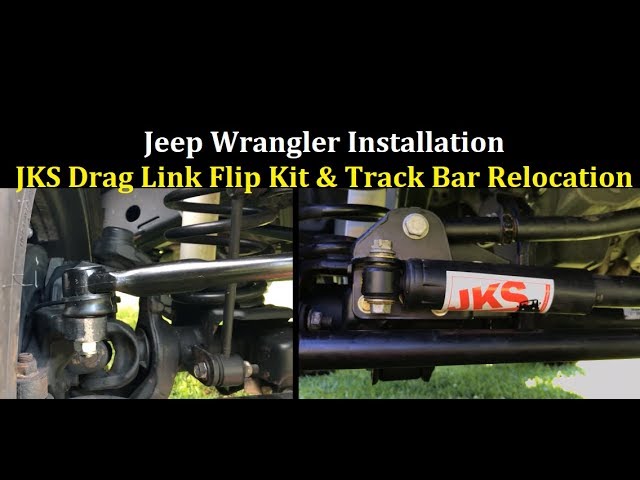 How to Install JKS Drag Link Flip Kit Jeep Wrangler JK JKU - YouTube