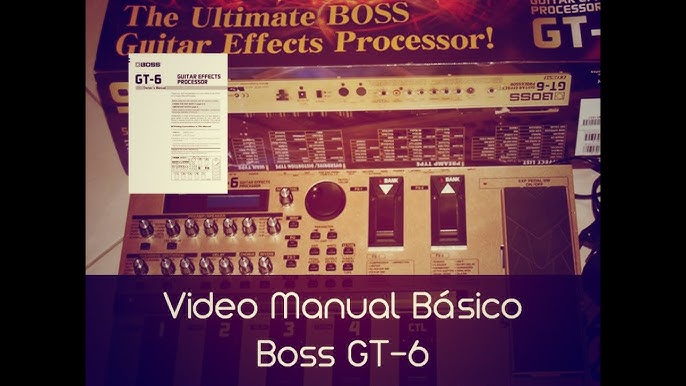 Thanksgiving Ferie tidligste Boss Gt-6 Manual Básico de configurações - YouTube