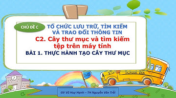 BÀI GIẢNG E-LEARNING MÔN TIN HỌC 5: THỰC HÀNH TẠO CÂY THƯ MỤC