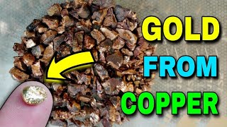 How to Recover Gold From Copper / Gold Recovery #gold #goldrecovery