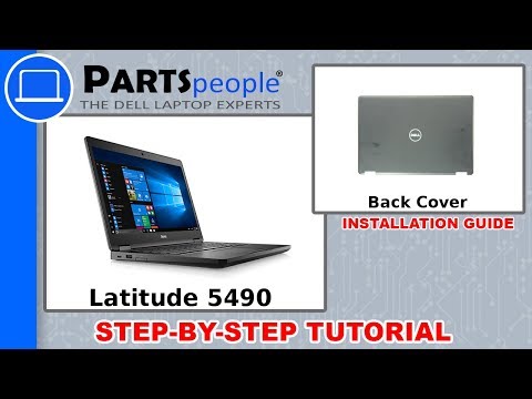 Dell Latitude 5490 (P72G002) Back Cover How-To Video Tutorial