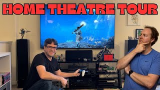 Tour Of My Friends Home Theatre and Videogame Collection!