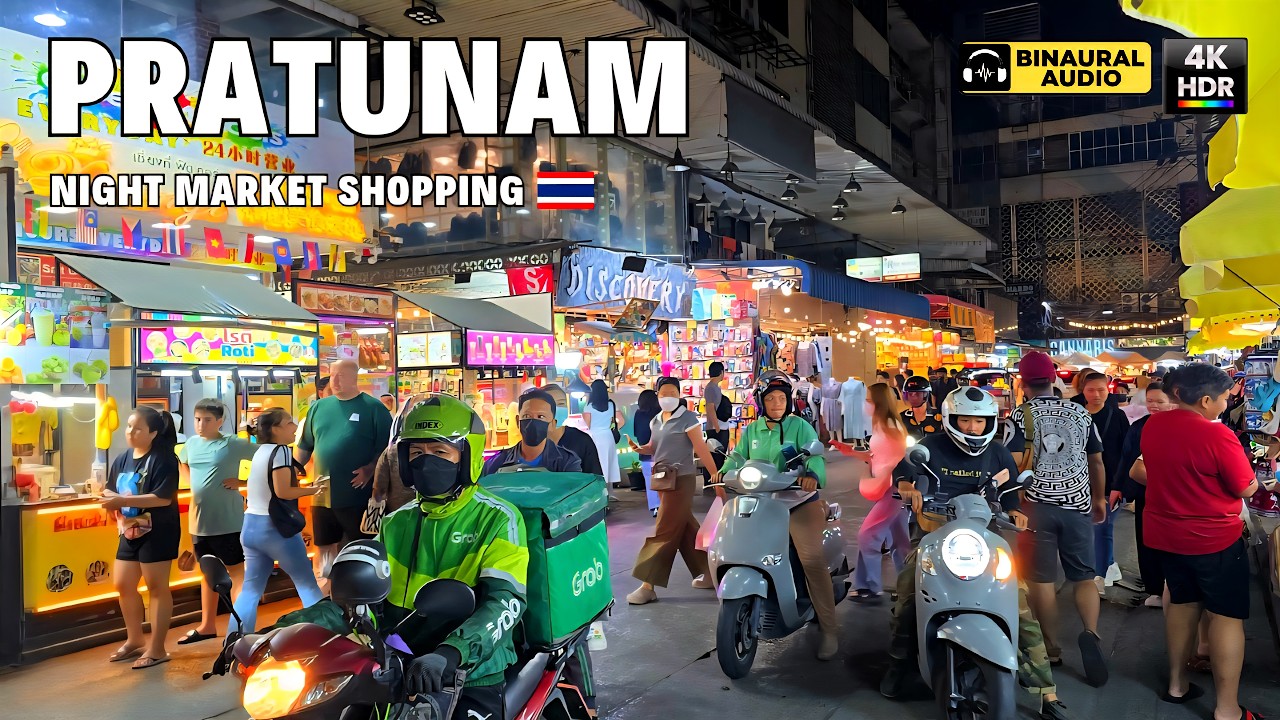 Bangkok, Thailand | Audio | Matmarknadstur 4K