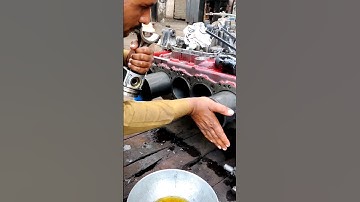 six sylinder diesel truck engine Head Piston fitting #tranding #shorts #viralshorts #workshop #how