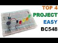 TOP 4 Proyectos  Electrónicos con Transistor