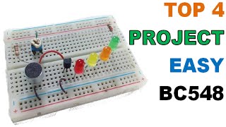 TOP 4 Proyectos  Electrónicos con Transistor