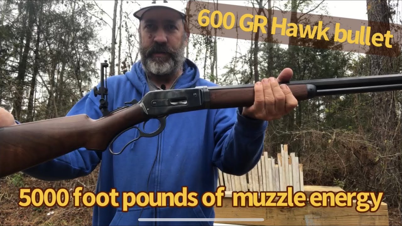 600gr hawk bullet for the 50-110 WCF, 1886 Winchester lever action