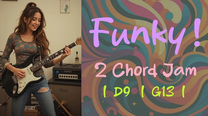 Funky Groove in D | Backing Track | BPM 108