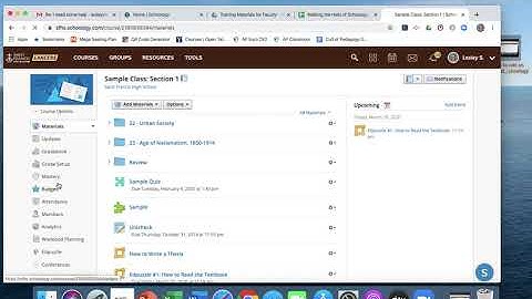 Restore Deleted Materials in Schoology
