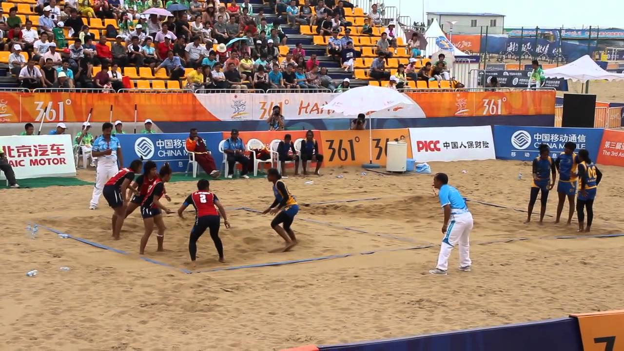 Kabaddi 3rd Asia Beach Game 2012 YouTube Kabaddi 3rd Asia Beach Game 2012 YouTube