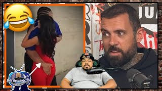 Crip Mac Grabbing Lena The Plug Butt Adam22 Wife And Deen The Great Fight